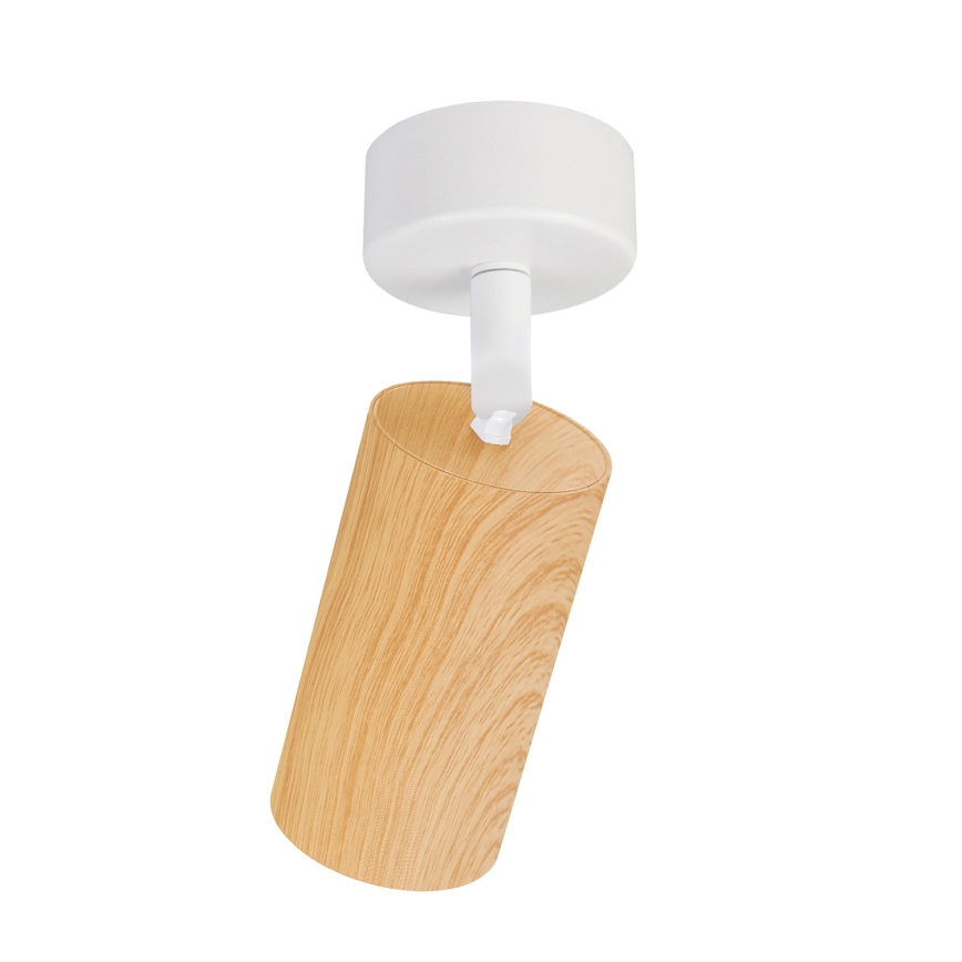 Brilagi - Foco SELE 1xGU10/30W/230V blanco/decoración de roble