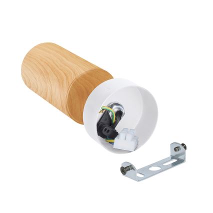 Brilagi - Foco SELE 1xGU10/30W/230V blanco/decoración de roble