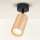 Brilagi - Foco SELE 1xGU10/30W/230V negro/decoración de roble