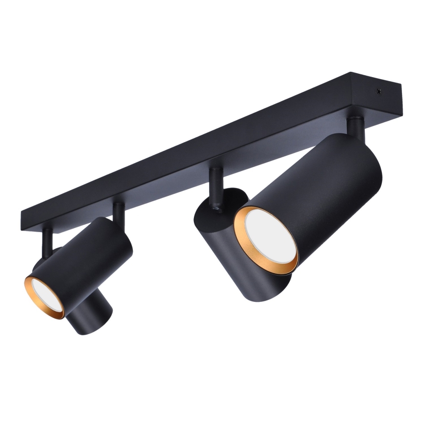 Brilagi - Foco SELE 4xGU10/30W/230V negro/dorado