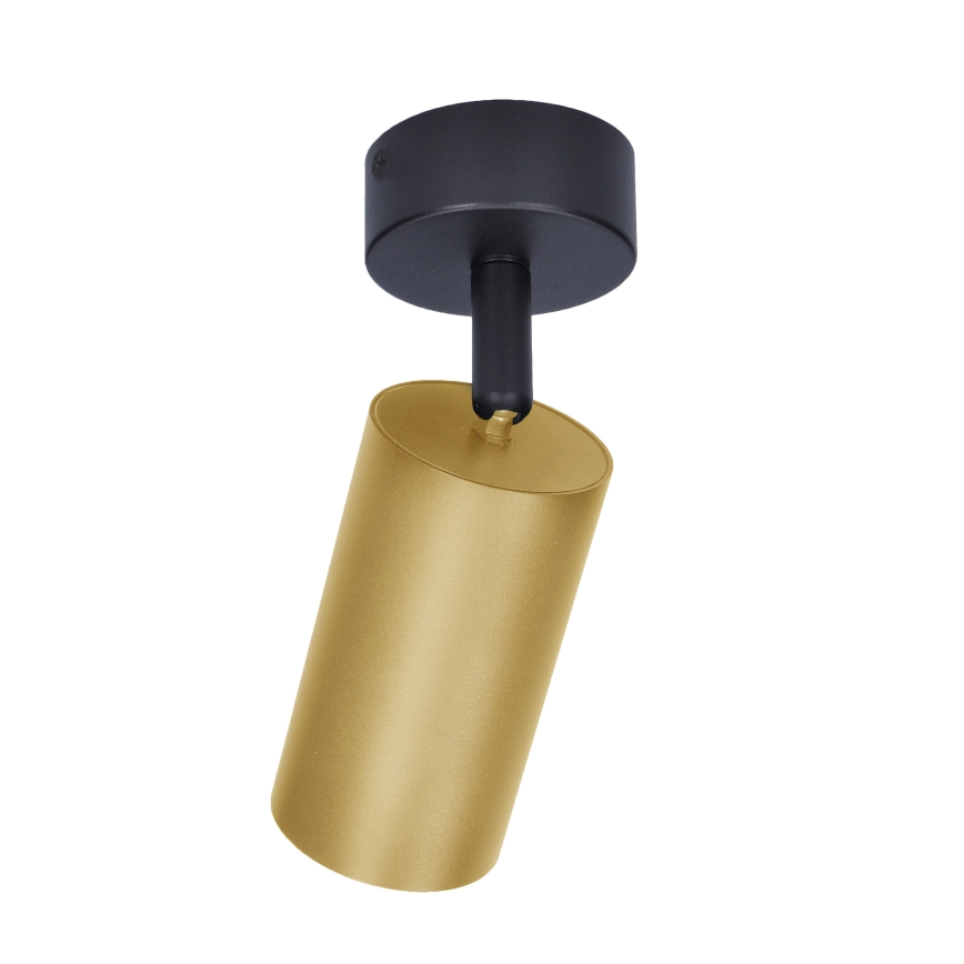 Brilagi - Foco SELE GOLDEN 1xGU10/30W/230V negro/dorado