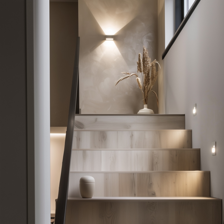 Brilagi - LED Luz de escaleras con sensor de movimiento JACK LED/1,5W/230V 3000K/4000K/6500K blanco