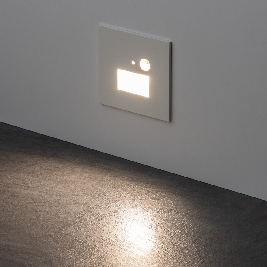 Brilagi - LED Luz de escaleras con sensor de movimiento JACK LED/1,5W/230V 3000K/4000K/6500K blanco