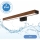 Brilagi - Iluminación LED para espejos de baño WOODY MIRROR LED/12W/230V 60 cm IP44 roble cereza/negro