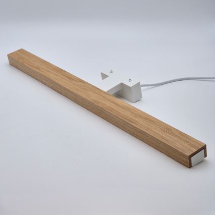 Brilagi - Iluminación LED para espejos de baño WOODY MIRROR LED/12W/230V 60 cm IP44 roble/blanco