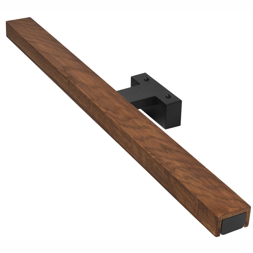 Brilagi - Iluminación LED para espejos de baño WOODY MIRROR LED/12W/230V 60 cm IP44 roble cereza/negro