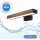 Brilagi - Iluminación LED para espejos de baño WOODY MIRROR LED/8W/230V 40 cm IP44 roble nogal/negro
