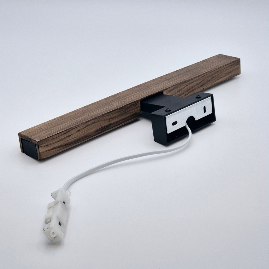 Brilagi - Iluminación LED para espejos de baño WOODY MIRROR LED/8W/230V 40 cm IP44 roble nogal/negro