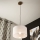Brilagi - Lámpara colgante ANTHONY 1xE27/60W/230V roble/blanco