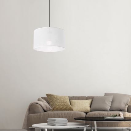 Brilagi - Lámpara colgante ANTHONY 1xE27/60W/230V roble/blanco