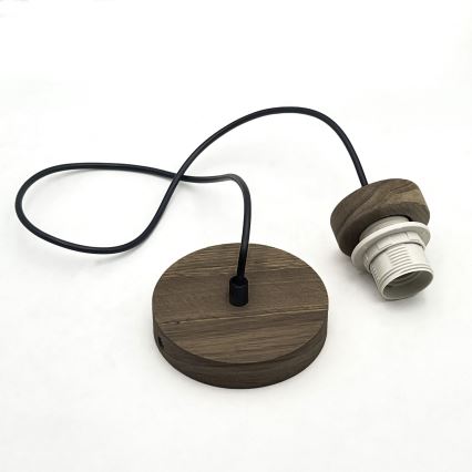 Brilagi - Lámpara colgante ANTHONY 1xE27/60W/230V roble/marrón