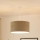 Brilagi - Lámpara colgante BOUCLE ROLLER 1xE27/15W/230V diá. 50 cm marrón