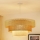 Brilagi - Lámpara colgante CEDAR LUNETA 1xE27/15W/230V diá. 60 cm beige/marrón/color crema