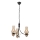 Brilagi - Lámpara colgante con cadena COTTAGE 3xE14/40W/230V haya/marrón