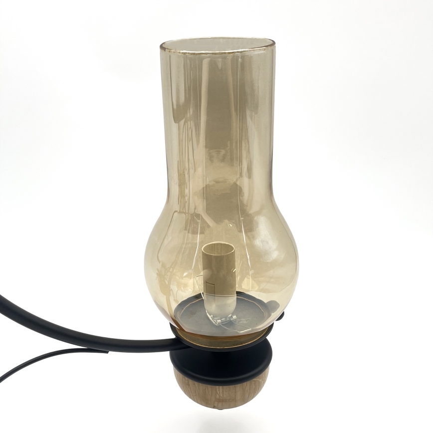 Brilagi - Lámpara colgante con cadena COTTAGE 3xE14/40W/230V haya/marrón