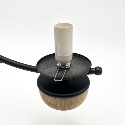 Brilagi - Lámpara colgante con cadena COTTAGE 5xE14/40W/230V haya/blanco