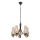 Brilagi - Lámpara colgante con cadena COTTAGE 5xE14/40W/230V haya/marrón