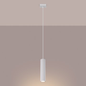 Brilagi - Lámpara colgante CRESTO 1xGU10/10W/230V blanco