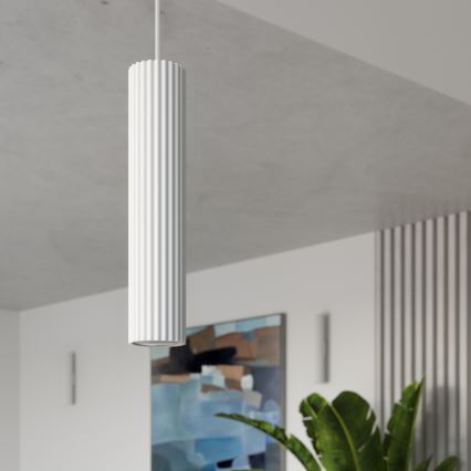 Brilagi - Lámpara colgante CRESTO 1xGU10/10W/230V blanco