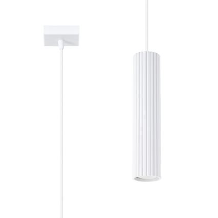 Brilagi - Lámpara colgante CRESTO 1xGU10/10W/230V blanco