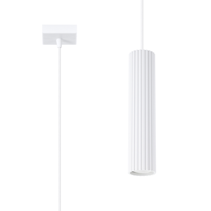 Brilagi - Lámpara colgante CRESTO 1xGU10/10W/230V blanco