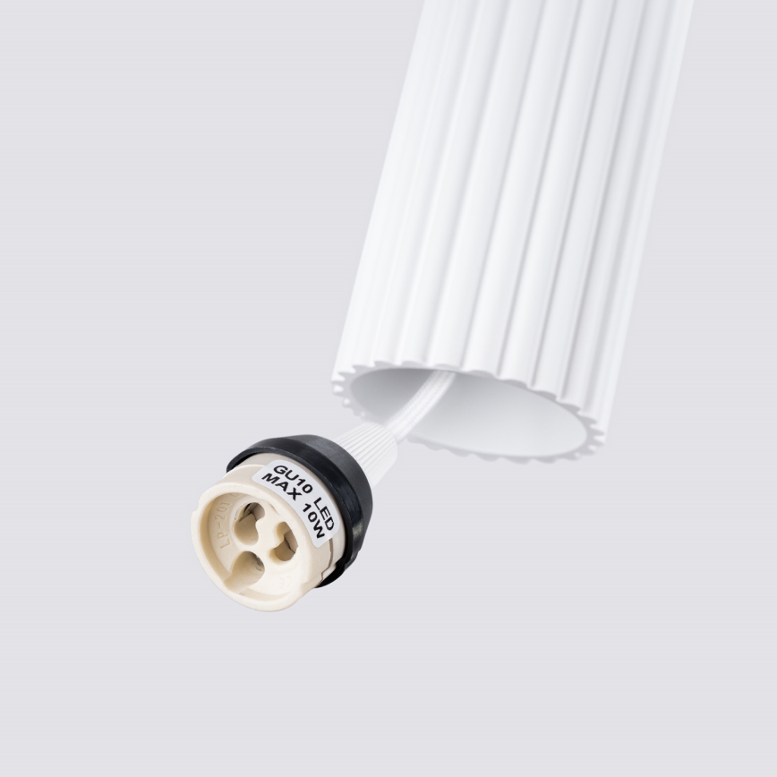 Brilagi - Lámpara colgante CRESTO 1xGU10/10W/230V blanco