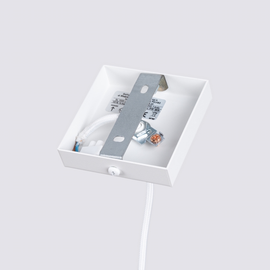 Brilagi - Lámpara colgante CRESTO 1xGU10/10W/230V blanco
