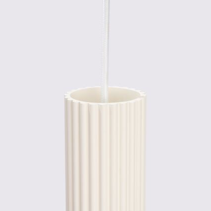 Brilagi - Lámpara colgante CRESTO 1xGU10/10W/230V color crema