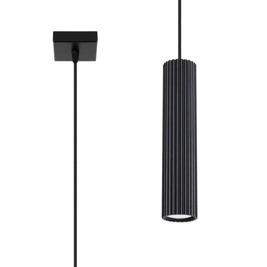 Brilagi - Lámpara colgante CRESTO 1xGU10/10W/230V negro