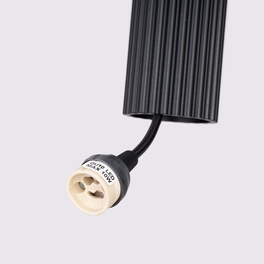 Brilagi - Lámpara colgante CRESTO 1xGU10/10W/230V negro