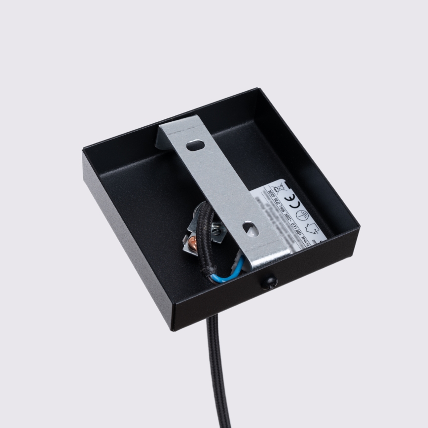 Brilagi - Lámpara colgante CRESTO 1xGU10/10W/230V negro