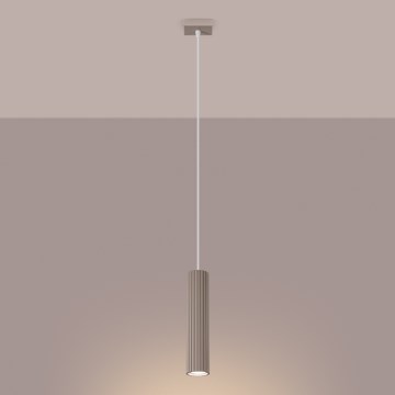 Brilagi - Lámpara colgante CRESTO 1xGU10/10W/230V taupe