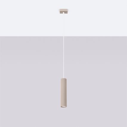 Brilagi - Lámpara colgante CRESTO 1xGU10/10W/230V taupe