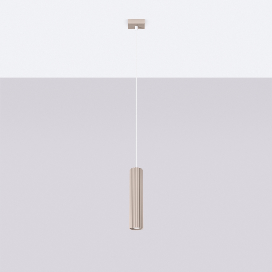 Brilagi - Lámpara colgante CRESTO 1xGU10/10W/230V taupe