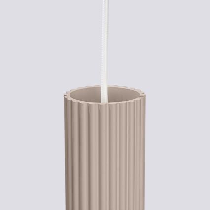 Brilagi - Lámpara colgante CRESTO 1xGU10/10W/230V taupe