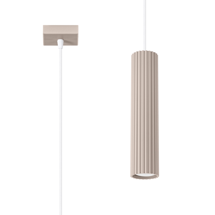 Brilagi - Lámpara colgante CRESTO 1xGU10/10W/230V taupe
