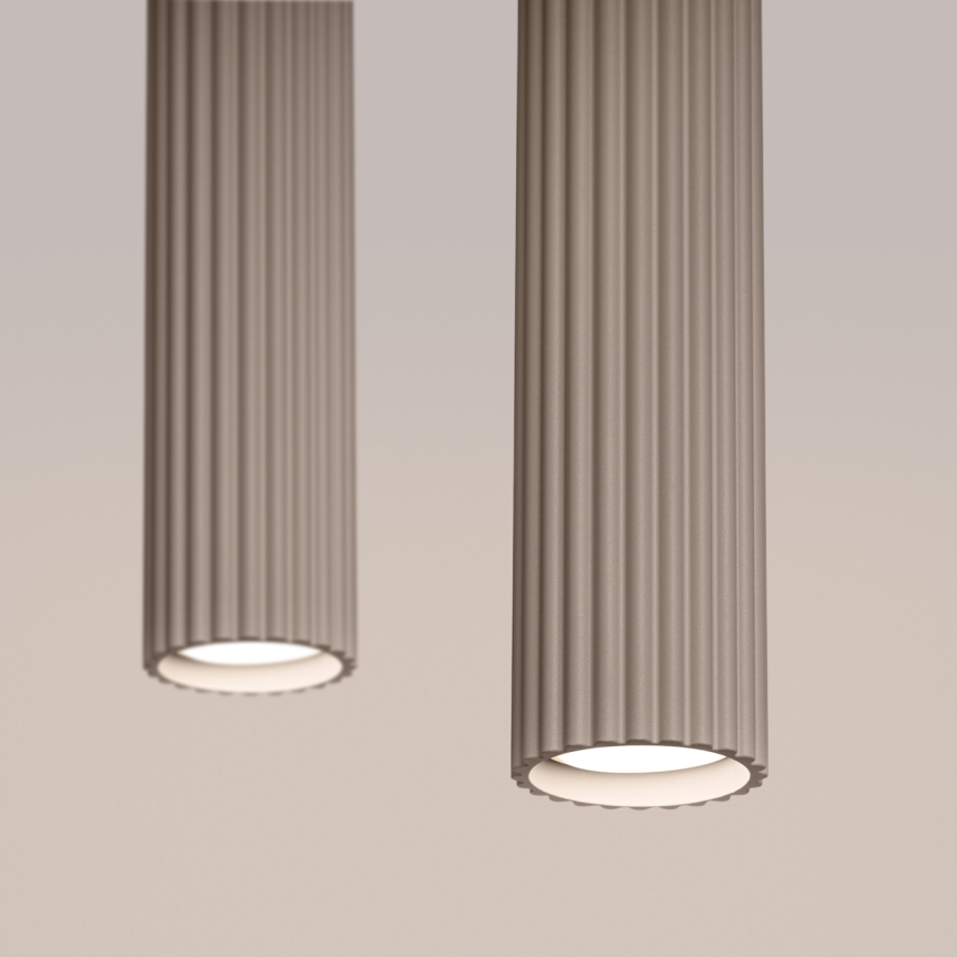 Brilagi - Lámpara colgante CRESTO 2xGU10/10W/230V taupe