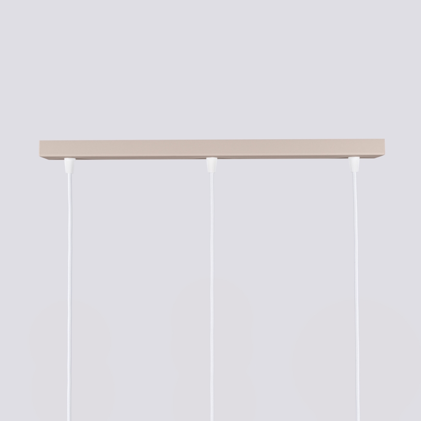 Brilagi - Lámpara colgante CRESTO 3xGU10/10W/230V taupe