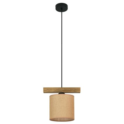 Brilagi - Lámpara colgante FOREST 1xE27/15W/230V pino/marrón/negro