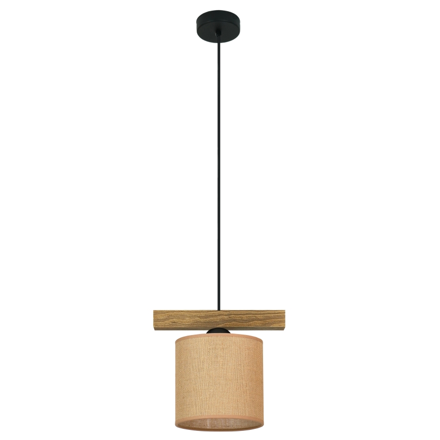 Brilagi - Lámpara colgante FOREST 1xE27/15W/230V pino/marrón/negro