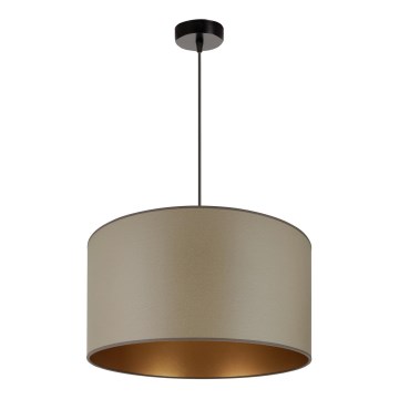 Brilagi - Lámpara colgante OREGON ROLLER VEGE 1xE27/15W/230V diá. 45 cm gris