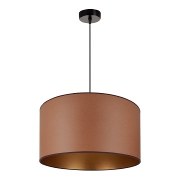 Brilagi - Lámpara colgante OREGON ROLLER VEGE 1xE27/15W/230V diá. 45 cm marrón