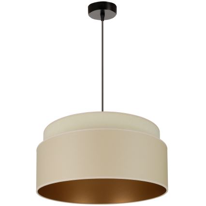 Brilagi - Lámpara colgante OREGON VEGE 1xE27/15W/230V diá. 45 cm beige
