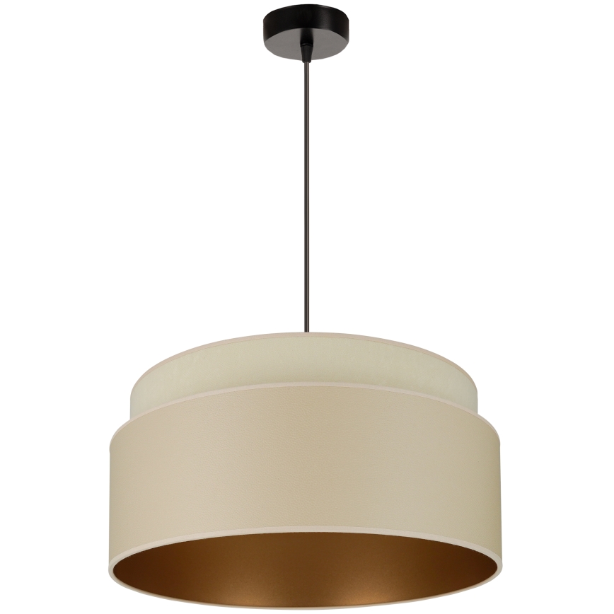 Brilagi - Lámpara colgante OREGON VEGE 1xE27/15W/230V diá. 45 cm beige