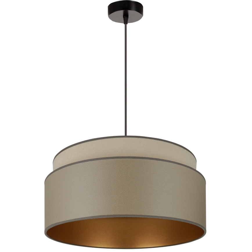 Brilagi - Lámpara colgante OREGON VEGE 1xE27/15W/230V diá. 45 cm gris