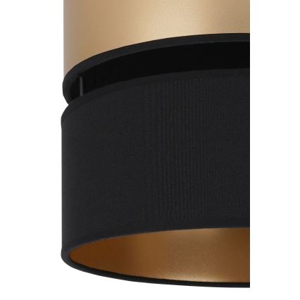 Brilagi - Lámpara colgante ROYAL 1xE27/15W/230V diá. 25 cm negro/dorado