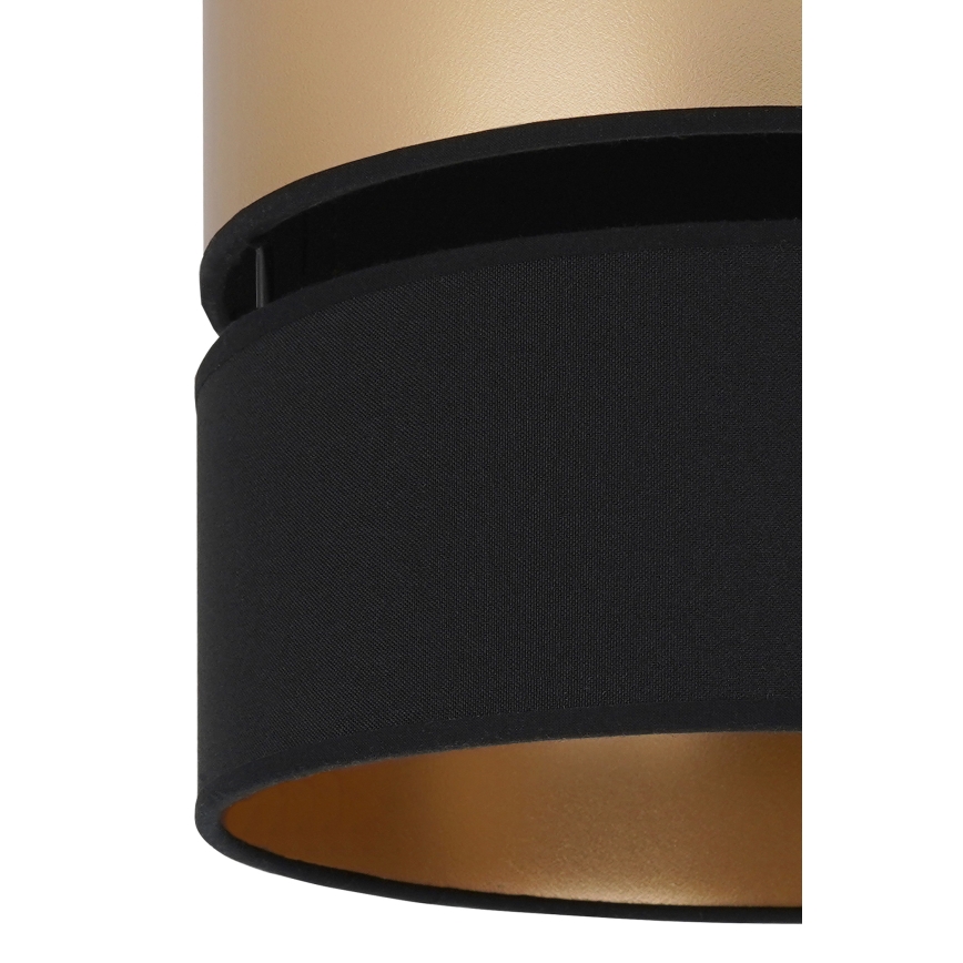 Brilagi - Lámpara colgante ROYAL 1xE27/15W/230V diá. 25 cm negro/dorado