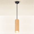 Brilagi - Lámpara colgante SELE 1xGU10/30W/230V decoración negro/roble