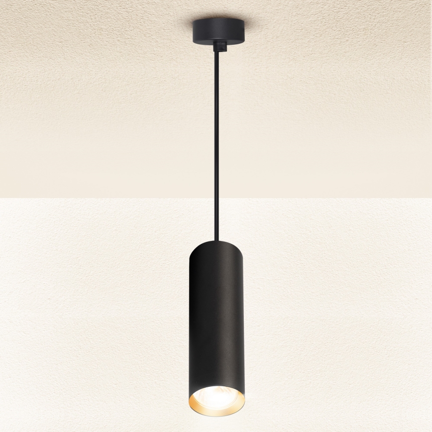 Brilagi - Lámpara colgante SELE 1xGU10/30W/230V negro/dorado