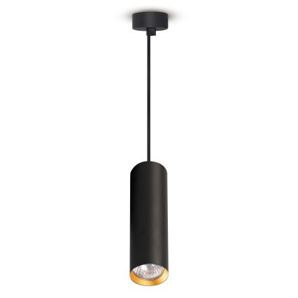 Brilagi - Lámpara colgante SELE 1xGU10/30W/230V negro/dorado